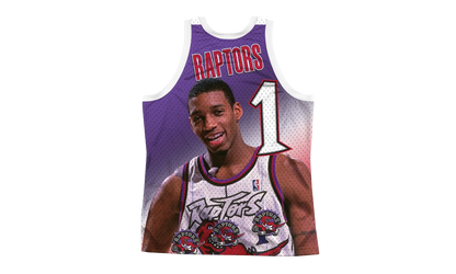 NBA Behind The Back Jersey "Toronto Raptors Tracy McGrady" MSTKMI19002 TRAWHITTMC