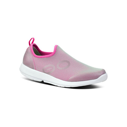 Women's OOmg Sport Low Shoe in White/Fuschia