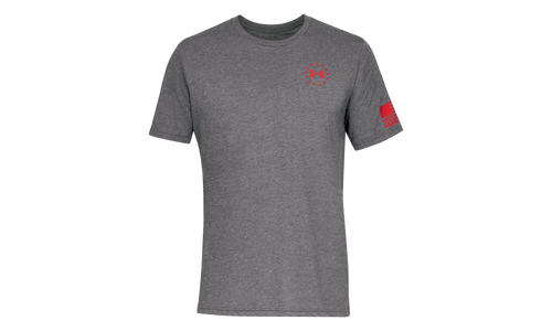 Freedom Flag T-Shirt "Charcoal Medium Heather / Red" 1333350 019