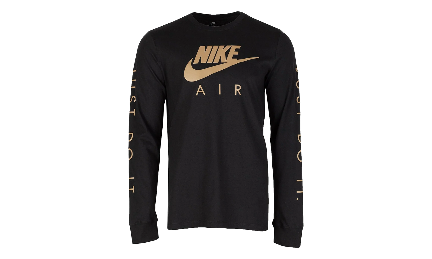 Air Reflective Long Sleeve T-Shirt "Black / Gold" 845425 005