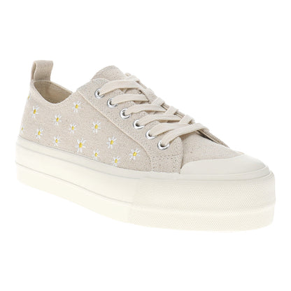 Take The Lead Floral Lace Up Sneakers