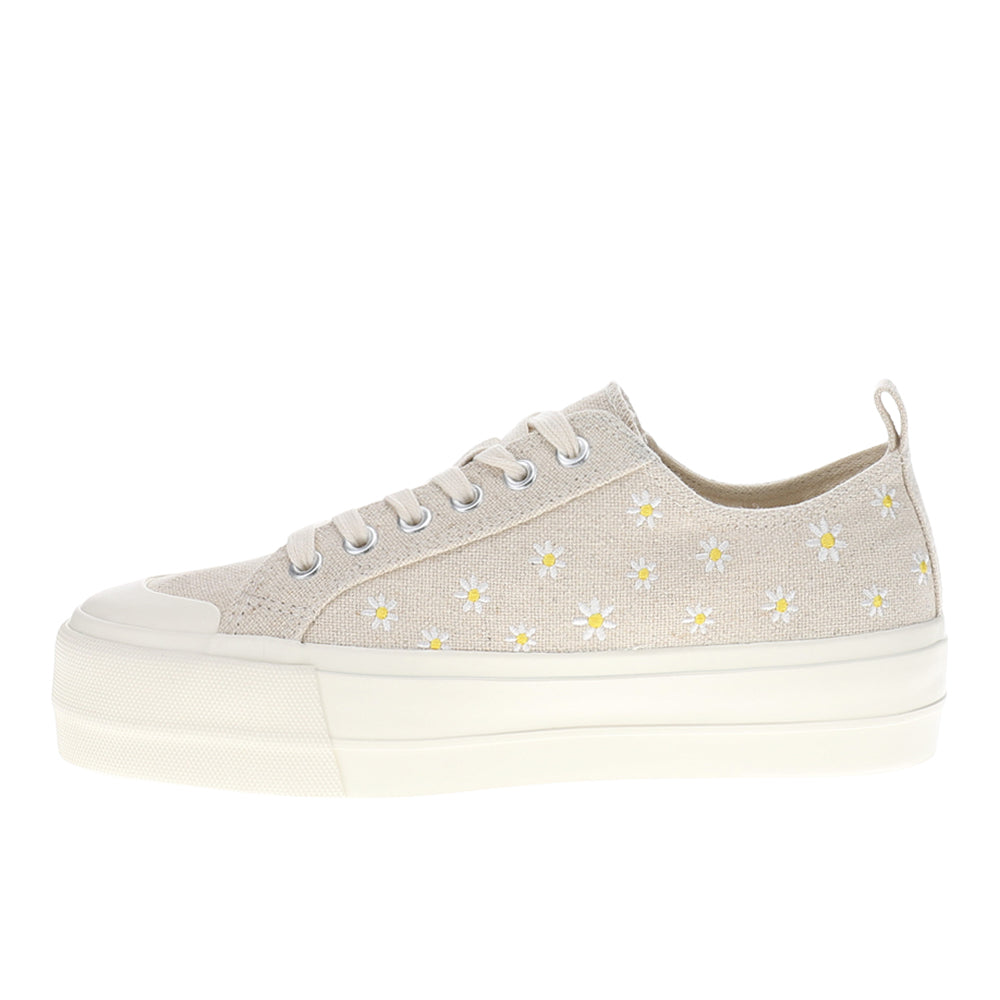 Take The Lead Floral Lace Up Sneakers