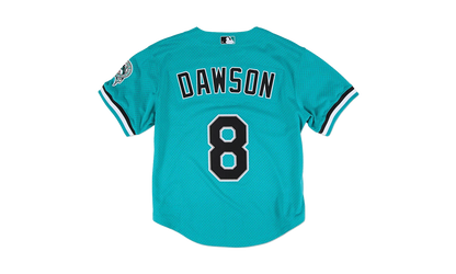 MLB Andre Dawson Authentic Batting Practice Jersey "1995 Miami Marlins - Teal" ABBFGS18311 FMATEAL95ADA