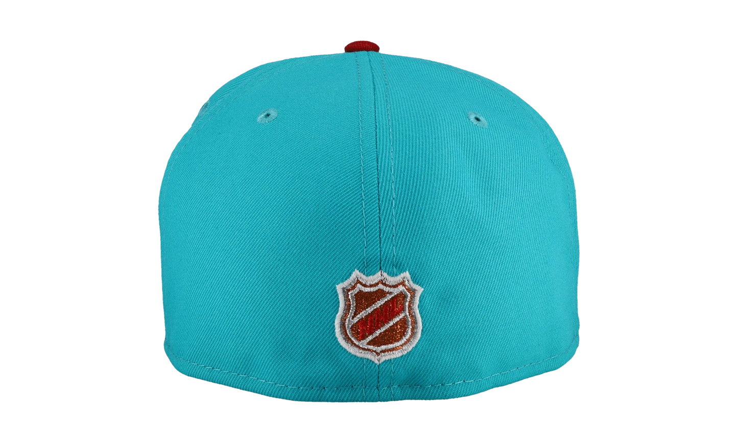 59FIFTY New York Rangers 2018 Winter Classic Fitted Hat "Teal / Royal Blue" NE219