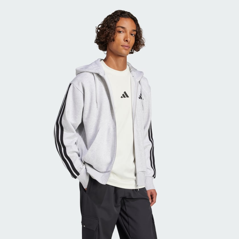 Men's adidas Essentials 3-Stripes Fleece Hoodie