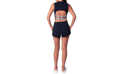 Gabriella Knit Short WMNS "Peacoat White" LW016187 410