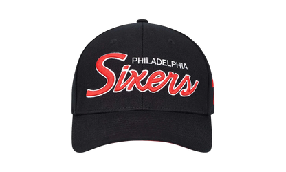 NBA Team Script 2.0 Stretch Snapback Cap "Philadelphia 76ers - Black" HHSS3281 P76YYPPPBLCK