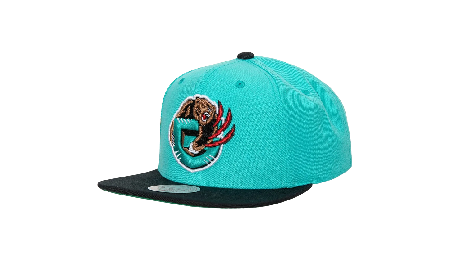 NBA Hardwood Classics Team 2 Tone 2.0 Snapback Cap "Memphis Grizzlies - Teal / Black" HHSS3267 VGRYYPPPTLBK