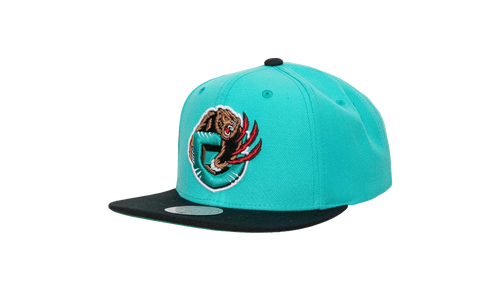NBA Hardwood Classics Team 2 Tone 2.0 Snapback Cap "Memphis Grizzlies - Teal / Black" HHSS3267 VGRYYPPPTLBK