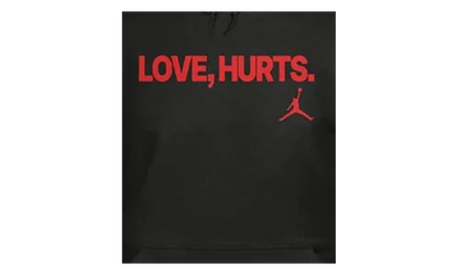 Jordan Fleece Love Hurts Jalen Hurts Hoodie "Bred" IQ3843 010