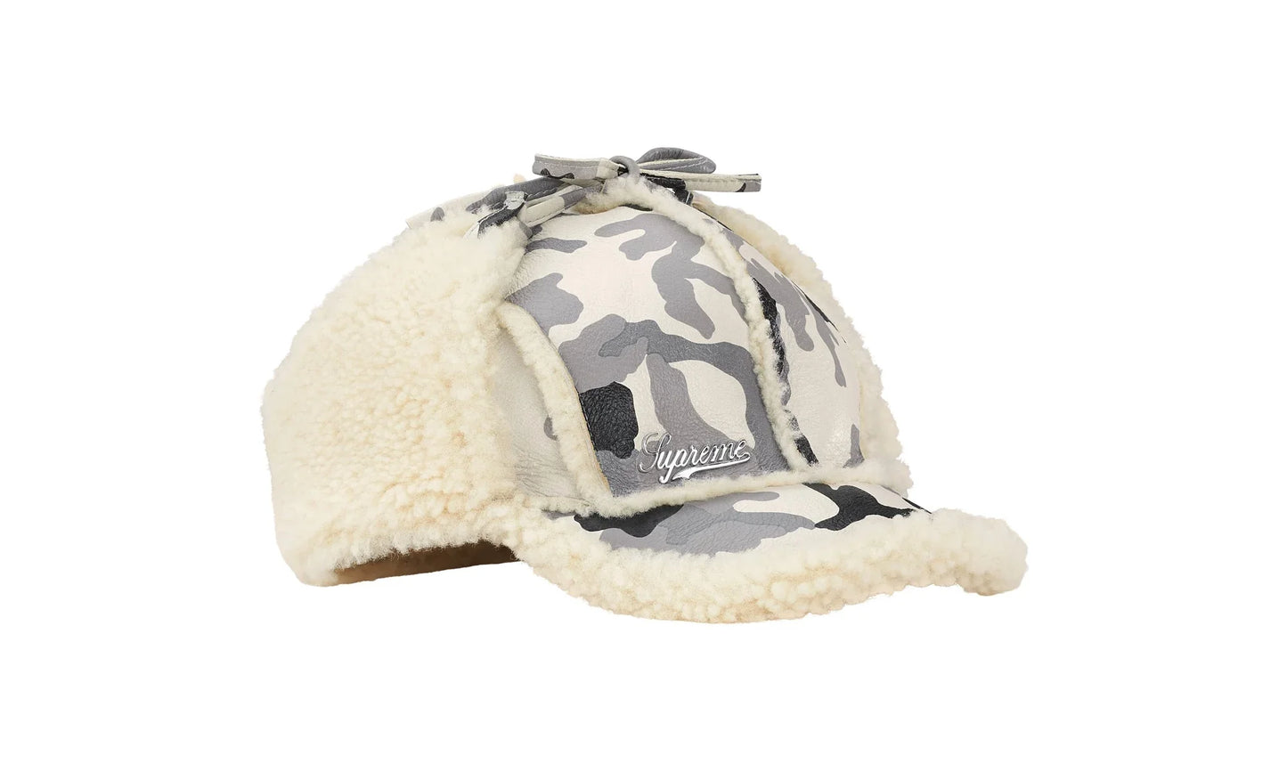 Shearling Lined Earflap Cap "FW25 - Snow Camo" SU26791