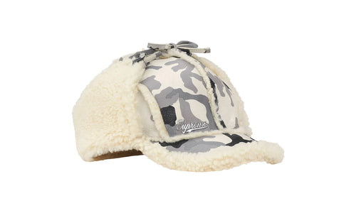 Shearling Lined Earflap Cap "FW25 - Snow Camo" SU26791
