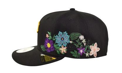 59FIFTY Tonal Florals Pittsburg Pirates Fitted Hat "Black" 60668936