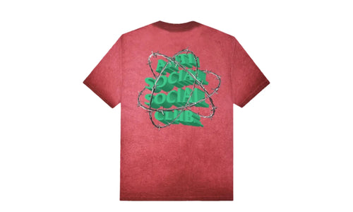 New & Gone Mineral Wash Tee "Red - Members Only Release" ASSC NAG002