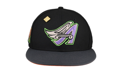 59FIFTY California Angels 50th Anniversary Patch Fitted Hat "Black / Orange" 123451292336