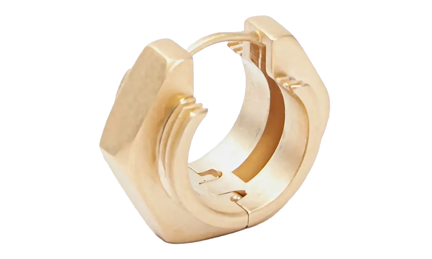 Bolt & Nut Ridged Earring "GOLD" SM0VG0020SV0272950