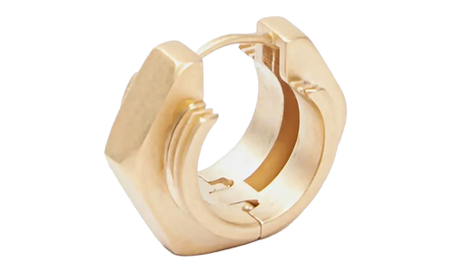 Bolt & Nut Ridged Earring "GOLD" SM0VG0020SV0272950