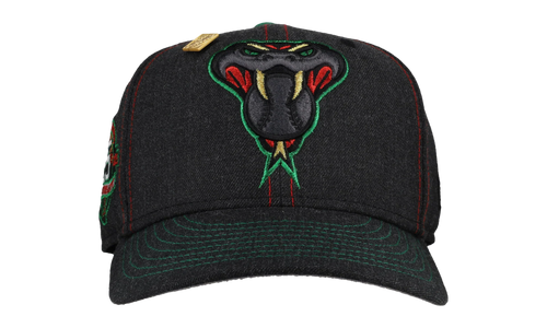59FIFTY Arizona Diamondbacks 25th Anniversary Fitted Hat "Contrast Stitch / Black / Metallic" 123451298482