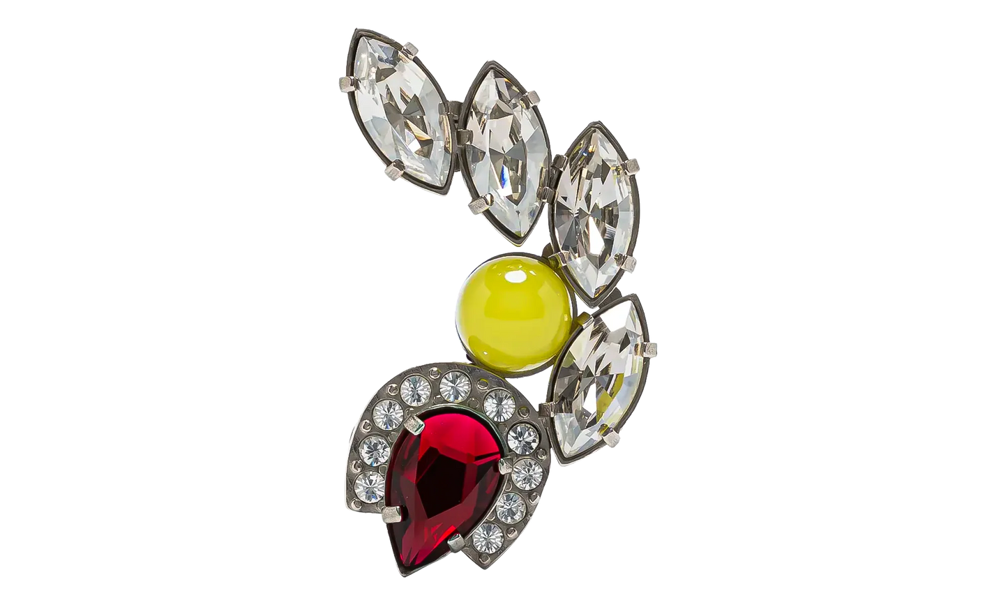 CRYSTAL EARRINGS "RED / YELLOW" SM1VG0053P6479981
