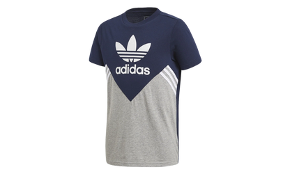 Originals Fleece T-Shirt GS "Collegiate Navy / Medium Grey Heather / White" CE1082