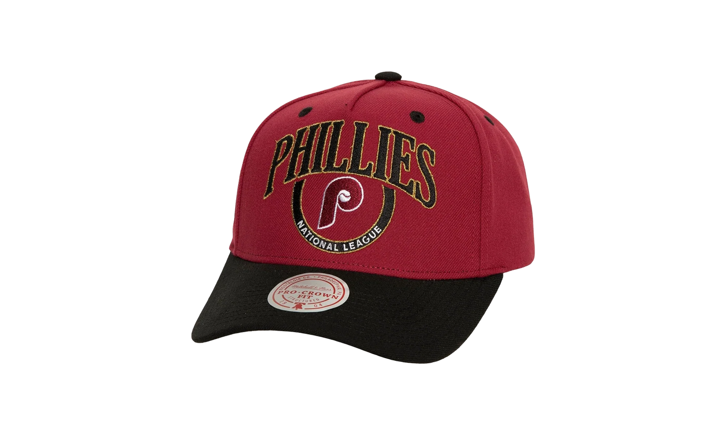 MLB Cooperstown Crown Jewels Pro Snapback Cap "Philadelphia Phillies - Maroon" HP8179 PPHMARO