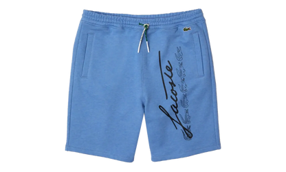 Signature Print Cotton Fleece Shorts "Blue Chine / Black" GH2640 HG3