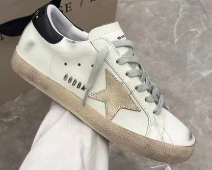 Superstar Low Top Trainers Wht/Blue Star