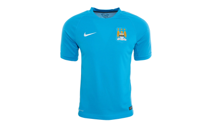 Manchester City Squad Short Sleeve Training Top "Vivid Blue / White" 610487 416