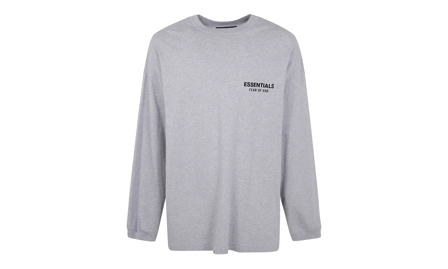 Jersey Long-Sleeve Shirt "Light Heather Grey" 125HO244378F