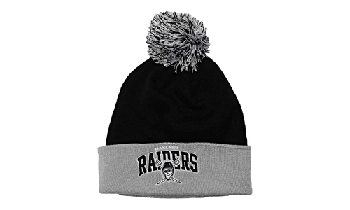Cuffed Knit Beanie "Oakland Raiders - Black / Grey" KH45Z