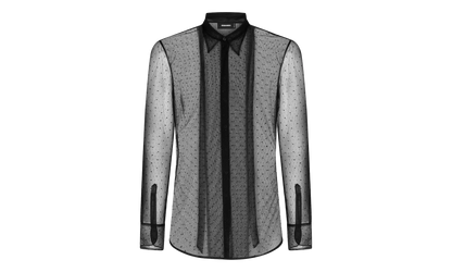Evening See Through Bow Shirt "Black" S74DM0800S78522900