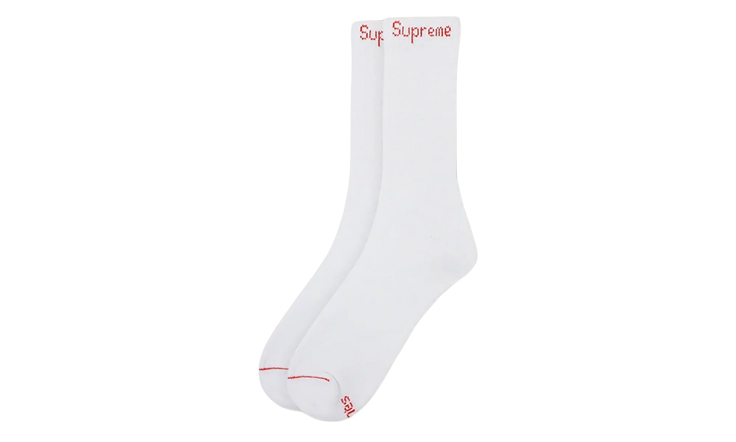 Hanes Crew Socks "White" SU26995