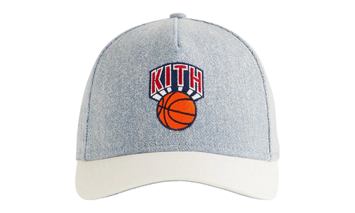 New York Knicks Two Tone 9Forty M Crown Snapback "Mid Indigo/White" khm051287 452