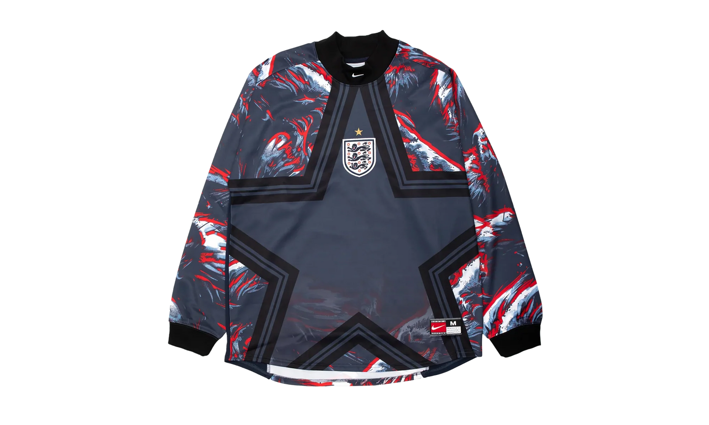 England Authentic Goalkeeper Football T-Shirt "Black / Obsidian / White" IO0792 010