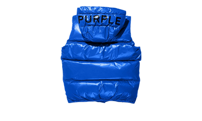 NYLON PUFFER VEST "Blue" P623 PBLV423