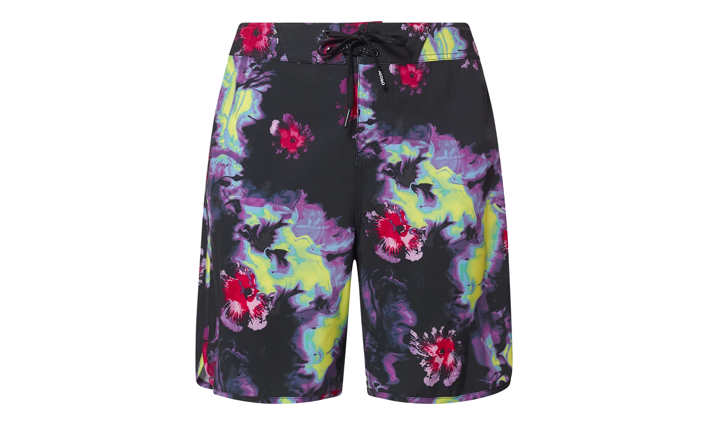 19" Floral Splash Boardshort "Acid Flower Print" FOA404305 9T6