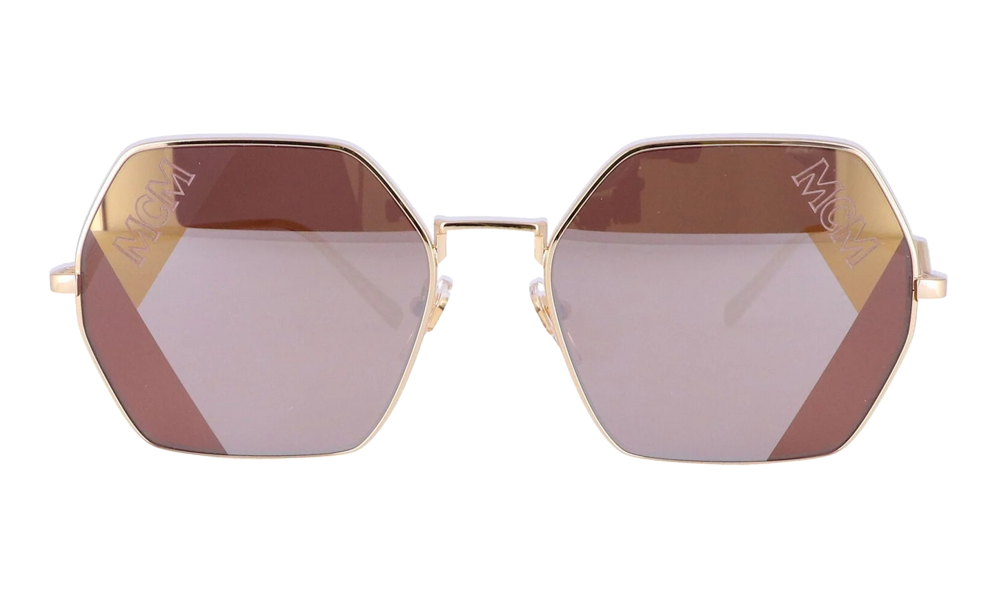 Hexagon Sunglasses "Shiny Gold" MCM126S-717