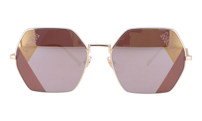 Hexagon Sunglasses "Shiny Gold" MCM126S-717