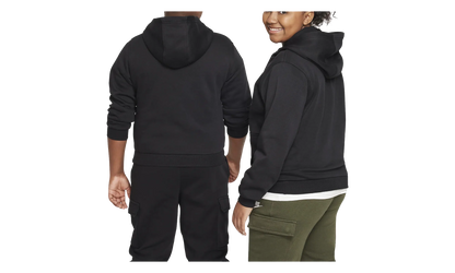 Sportswear Club Fleece Hoodie GS "Polar Black / White" FD2989