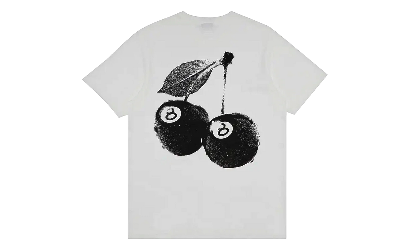 Cherries Tee "White" STUS449