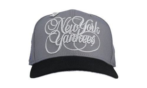 59FIFTY New York Yankees 1980 All Star Game Cursive Script Fitted Hat "Grey" NE237