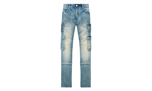 Slate Cargo Skinny Jeans "Muddy Sky" MLFQD1070 B1839MDSKY