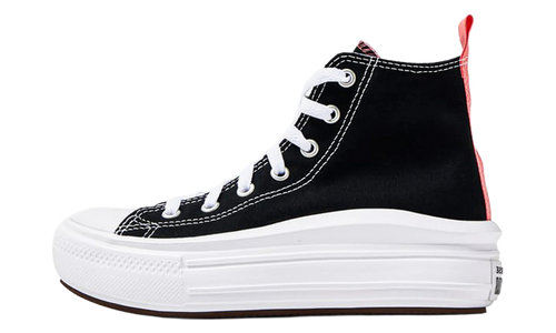 Chuck Taylor All Star Move Color Pop Platform GS "Black / Natural Ivory / White" 371527C
