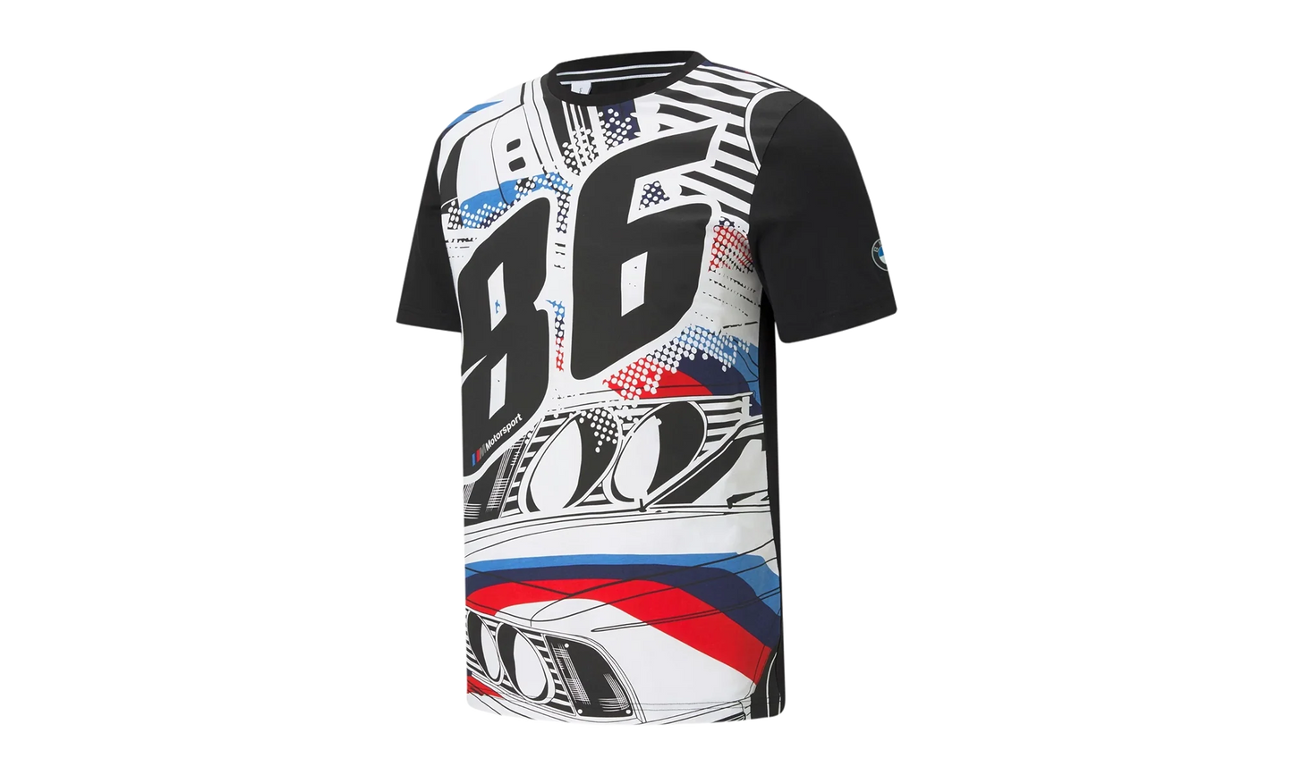 BMW Motorsport Street Vintage Tee "Black" 599493 01
