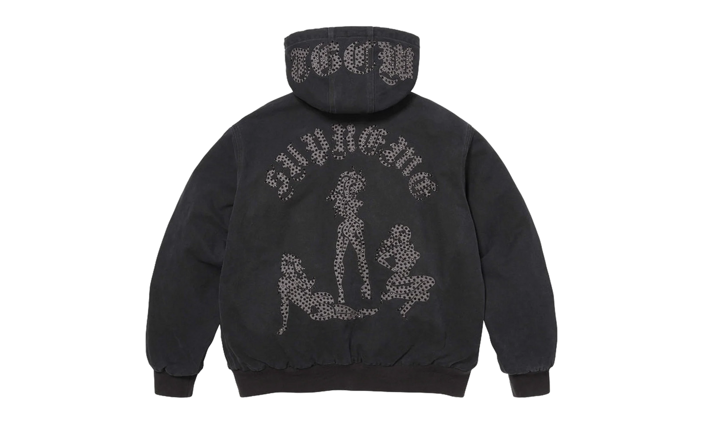 The Great China Wall Hooded Work Jacket "SS26 - Black" SU27511