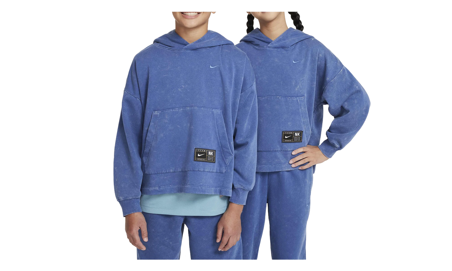 Fleece Pullover Hoodie GS "Mystic Navy" FZ5266 461