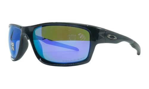 Canteen Polarized Sunglasses "Polished Black / Violet Iridium Polarized" OO9225 07
