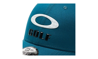 9FORTY OAKLEY x New Era Heather New Era Stripe Golf Snapback Hat "Petrol" 912145LDS 9PE
