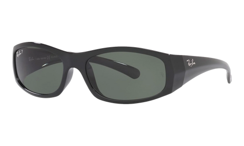 Rectangle Polarized Sunglasses "Black" RB4093-601-9A_57