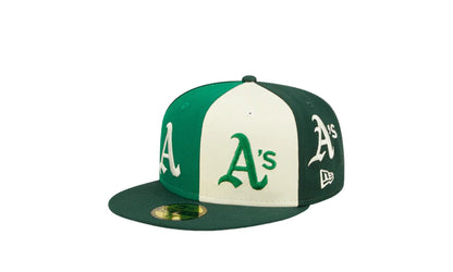 Oakland Athletics Logo Pinwheel 59FIFTY Fitted Cap "Multi" 60285373